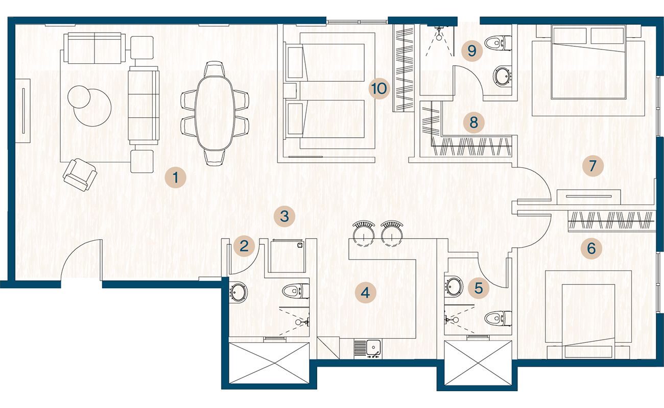 3 Bedroom