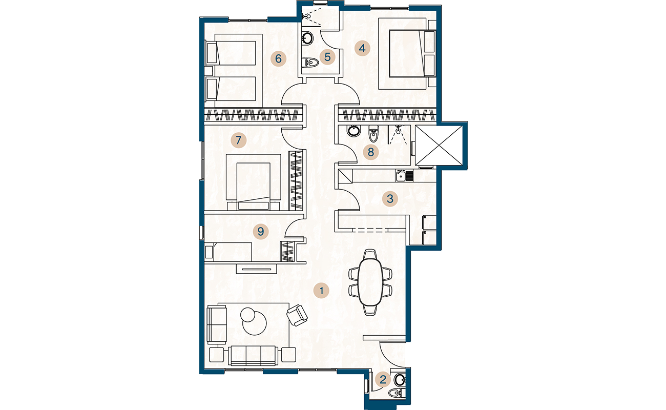 3 Bedroom