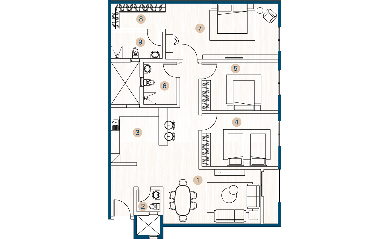 3 Bedroom