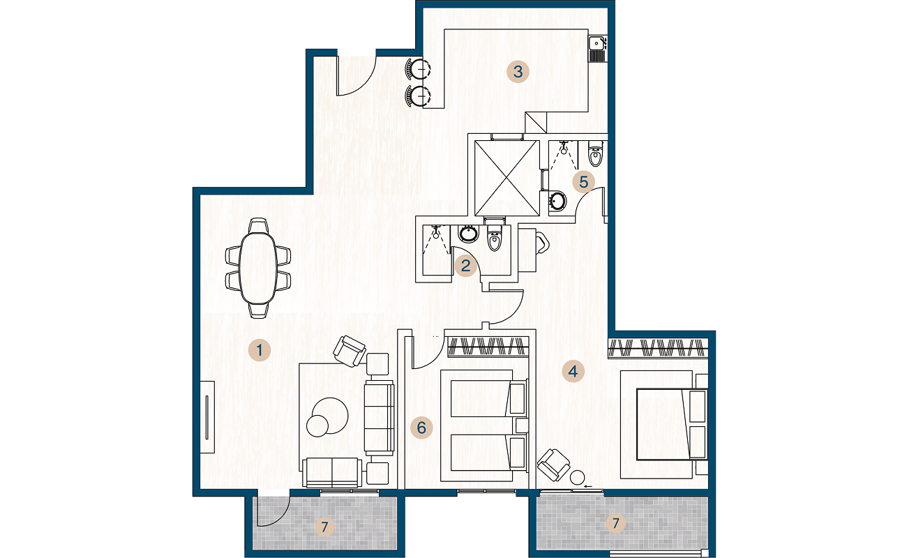 2 Bedroom