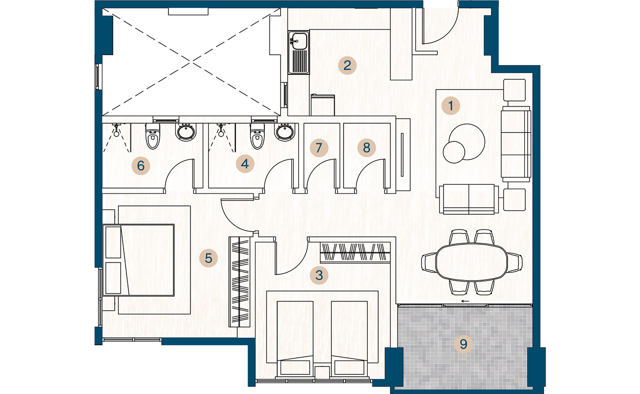 2 Bedroom