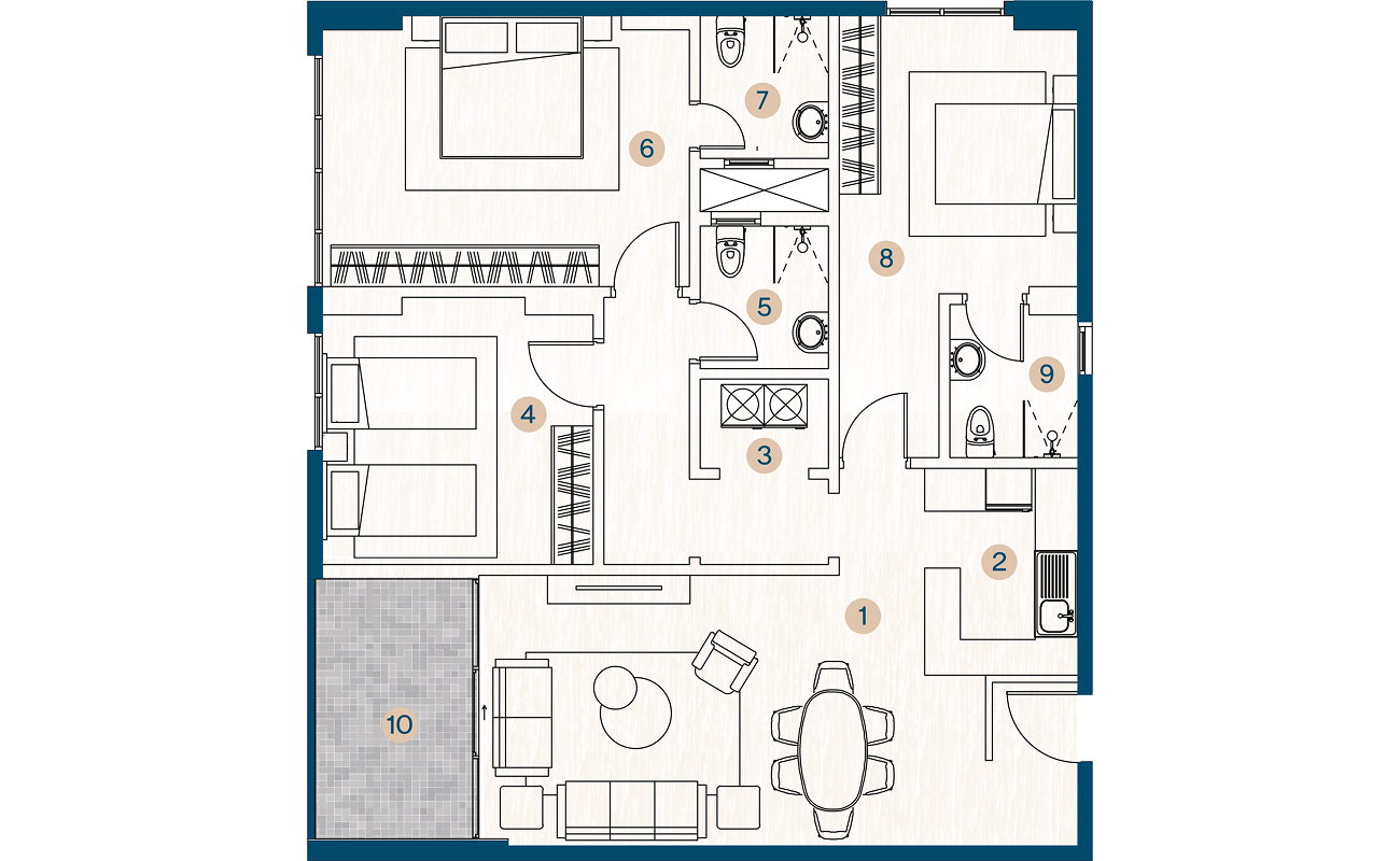 3 Bedroom